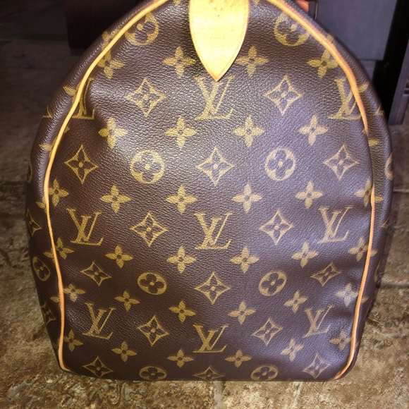 SOLD—Authentic Louis Vuitton keepall 50 w lock - Picture 4 of 6